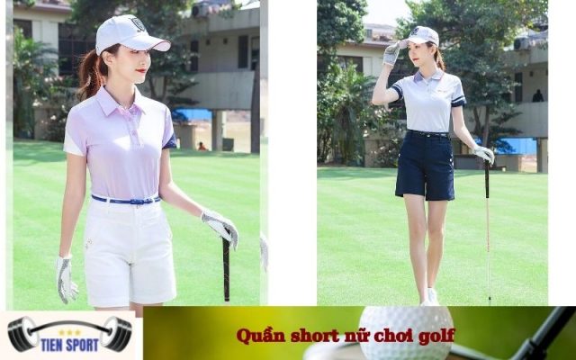 Quần short nữ chơi golf
