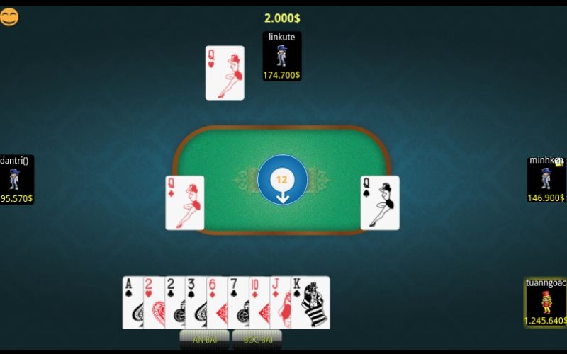 Luật chơi bài Phỏm tá lả 4 người chơi chuẩn miền Bắc
